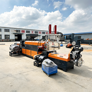 Vertical Horizontal Plastic Granule Cutter Cooling Tank Dryer Conveying System Sorting Sieve Blender Production Machinery - Product Image 1