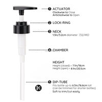 Distributeur de lotion en plastique PP jetable rechargeable, anti-fuite et anti-enfants, pour bouteilles de vin, shampoing, savon, gel douche