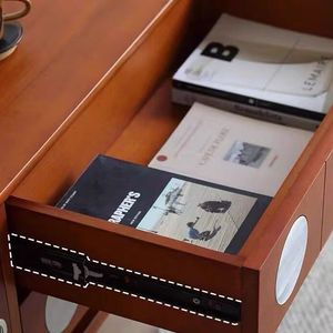 Mueble para TV de madera maciza, 150x40x63 Cm, muebles de almacenamiento minimalistas nórdicos para sala de estar, diseño Retro con soporte para el suelo - Product Image 4