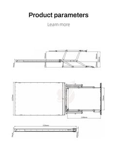 Elevador de silla de ruedas para exteriores, elevador hidráulico eléctrico para furgoneta y coche, mesa elevadora de diseño de tijera Vertical para discapacitados, ancianos y discapacitados - Product Image 6