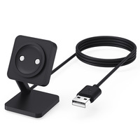 Support de charge magnétique rapide et sûr 2 en 1 noir pour montre connectée Suunto 9 Peak Pro/9 Peak