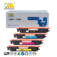 Cartouche de toner complète compatible Chinamate 126A CE310A avec la toute dernière puce intelligente et poudre de toner importée pour imprimantes HP Pro