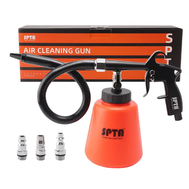 SPTA Car Engine Cleaning Gun Car Cleaning Washing Spray Gun High Pressure  Washer Potable interior & Exterior Deep Cleaning Tool
