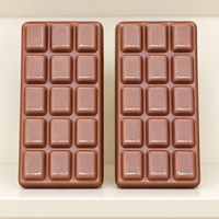 Jouet souple en forme de barre de chocolat en PU, nouveauté, pour décoration de bureau, unisexe, à partir de 14 ans