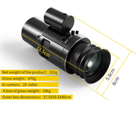 Télescope monoculaire à double usage jour et nuit, vision nocturne infrarouge pour la chasse et les sports de plein air