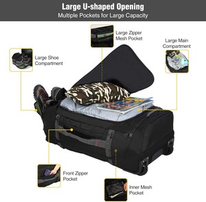 Échantillon gratuit, sac de sport professionnel personnalisé unisexe pour adultes, en PVC imperméable, pour équipement de hockey sur glace, rangement sportif - Product Image 5
