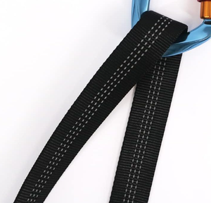 1インチ織りナイロンウェビングストラップ/チューブ状クライミングストラップ、ヘビーデューティーレスキュークライミングハーネス、ロックワーク、消防、環境に優しい - Product Image 1