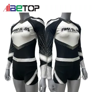 Groothandel Cheerleading Uniformen Custom Competitie Cheerleader Kostuum Voor Meisjes 2023 2024