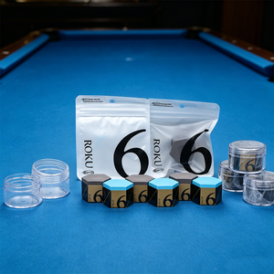 <span class=keywords><strong>Craie</strong></span> de billard hexagonale QK-04 KAMUI ROKU, huileuse/neutre, professionnelle pour joueurs professionnels, pour billard 9 boules et snooker. - Product Image 2