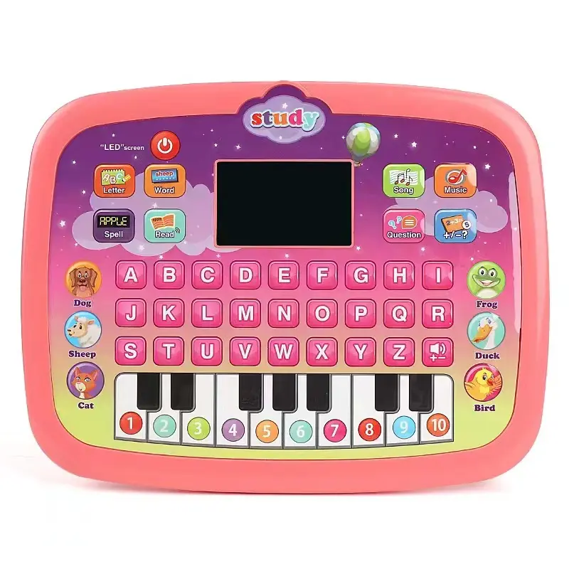 Kinder Englisch Lernmaschine Bildungs computer Smart Study Toy mit LED-Bildschirm