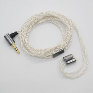 2P 0.78 Audio Cable Silver Plated Copper Nylon Wire 1.2M For QDC UE 1964 Headphones <b>Replacement</b> Cord - Product Image 3