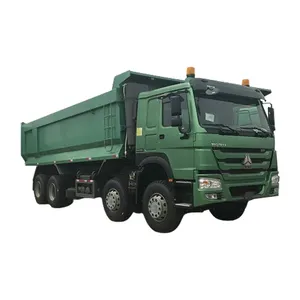 उपयोग या नया सिनोट्रूक हॉओ 25 क्यूबिक मीटर 45 टन 8x4 डंप ट्रक की कीमतें चीन में बिक्री के लिए