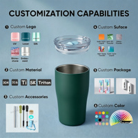 Tasse à café isotherme 250 ml en acier inoxydable 304 avec couvercle coulissant, anti-fuite, compatible porte-gobelet, style japonais, vente en gros personnalisée