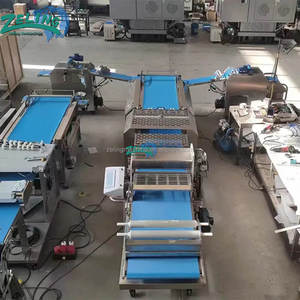 Nouvelle ligne de production de croissants entièrement automatique 6000 pièces/h, machine industrielle de fabrication de pâtisseries, acier inoxydable SUS304, contrôle PLC de qualité alimentaire - Product Image 4