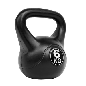 Vente d'équipement de gymnastique personnalisée en plastique noir ciment rempli de sable PVC Kettlebell Set Competition 2kg 8kg <span class=keywords><strong>10kg</strong></span> 12kg 16kg 18kg 20kg 24kg - Product Image 1