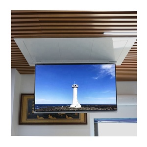 JGST OEM/ODM <span class=keywords><strong>75</strong></span>-86 <span class=keywords><strong>pouces</strong></span> <span class=keywords><strong>Support</strong></span> de télévision rétractable pliable au <span class=keywords><strong>plafond</strong></span> <span class=keywords><strong>Support</strong></span> de levage <span class=keywords><strong>motorisé</strong></span> pour télévision avec télécommande - Product Image 1