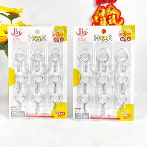 Gancho de olla de Metal autoadhesivo de estilo nórdico, colgador de pared pequeño para abrigo de niños, ampliamente utilizado para el almacenamiento del baño de la cocina del hogar - Product Image 1