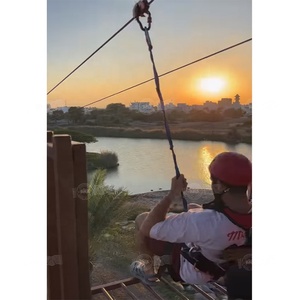 Équipement de zipline robuste pour adultes, sur mesure, pour extérieur, <span class=keywords><strong>avec</strong></span> accessoires complets pour parc d'aventure. - Product Image 2
