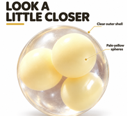 Boules Squishy Anti-Stress Effet Craquant, Forme Boulette de Riz, pour Soulagement de l'Anxiété, pour Adultes, Douces, Non Rebondissantes, Idéales pour Cadeaux de Fête