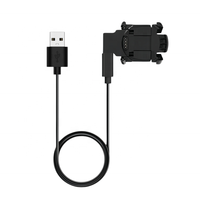 Adaptador de Carga de Repuesto para Reloj Garmin Descent Mk1, Base de Carga Magnética para Pulsera Inteligente, Cable USB con Revestimiento de PVC y TPE, Carga de 1A, Color Negro