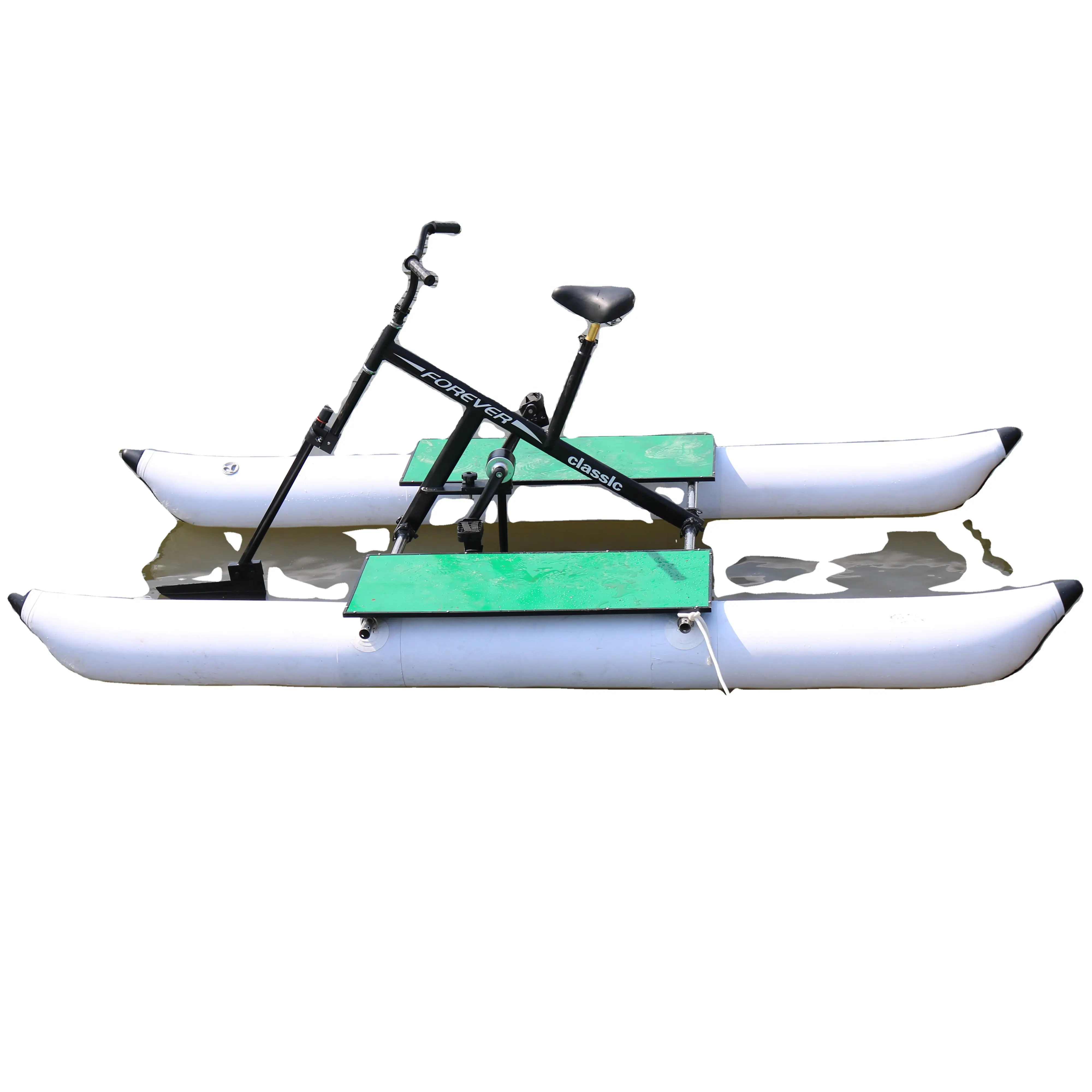 Vicking 2023 New design high quality floating inflatable water bike inflatable water bicycle for sale