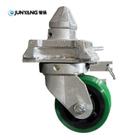 Roue pivotante pour conteneur maritime en acier ISO avec système de verrouillage par torsion – Produit d'usine le plus vendu – Pièces et accessoires pour conteneurs