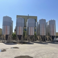 Cuve de Fermentation Conique en Acier Inoxydable SUS304 de Qualité Alimentaire pour Vinaigre, Équipement Industriel de Fermentation d'Acide Acétique