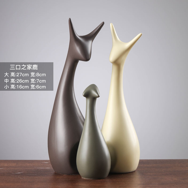 Three deer baby girl matte green fawn [matte]