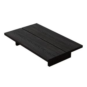 Wabi-sabi <strong>Black</strong> Solid Wood square Coffee <strong>Table</strong>, Minimalist Tea <strong>Table</strong> for <strong>Small</strong> Living Room Home Wholesale - Product Image 5