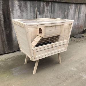 Hochwertige <span class=keywords><strong>Indoor</strong></span> Bunny Cage <span class=keywords><strong>Rabbit</strong></span> Holzhaus Holz kaninchen hütten mit kleinem Haus - Product Image 3