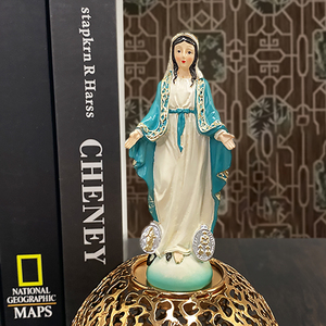 SYL OEM patung Perawan <span class=keywords><strong>Mary</strong></span> <span class=keywords><strong>Resin</strong></span> baru patung religius Meksiko patung Gereja hadiah kerajinan <span class=keywords><strong>resin</strong></span> dekorasi rumah - Product Image 4