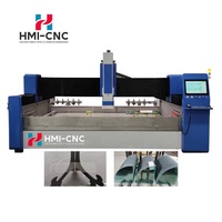 Centro de Trabajo CNC HMI para Máquinas de Vidrio, para Perforación, Corte, Pulido, Fresado, Tallado y Grabado