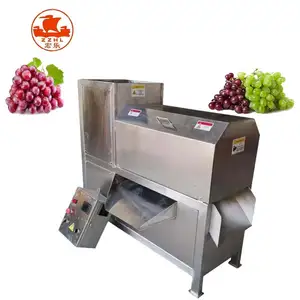 Triturador de uva fresca Desengace máquina de remoção de caule de uva