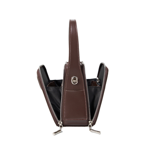 Sac à main en cuir véritable personnalisé de haute qualité, fabrication originale OEM, sac à bandoulière rétro pour femmes, sac à bandoulière de créateur pour femmes - Product Image 6