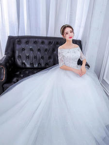 Nuovi <span class=keywords><strong>Abiti</strong></span> da Sposa Bianchi di Alta Gamma 2025 - Product Image 3