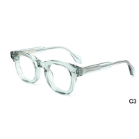 Monture de lunettes M3032 en acétate pleine monture style ordinateur pour unisexe, personnalisable avec logo, transformable en lunettes de soleil