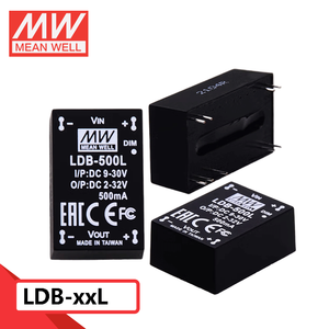 Alimentation à découpage série LDB-L Mean Well, convertisseur DC-DC à courant constant, <span class=keywords><strong>driver</strong></span> LED Buck-<span class=keywords><strong>Boost</strong></span> 2VDC/30VDC/32VDC/40VDC - Product Image 1