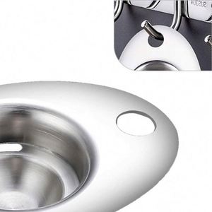 <b>Kitchen</b> <b>Gadget</b> Food Grade 304 Stainless Steel Egg Filter Strainer Egg White Yolk Divider Separator - Product Image 5