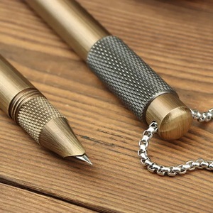 Moda Mini kolye Vintage High-end <span class=keywords><strong>Metal</strong></span> dolma kalem özel Logo kişiselleştirilmiş mürekkep kalem doğum günü iş promosyon hediye kalem - Product Image 5