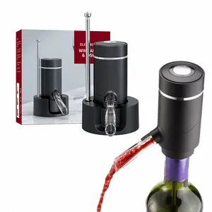 مجموعة هدايا موزع مضخة كهربائية ذكية أوتوماتيكية جديدة لمحبي النبيذ أو الاستخدام الخاص