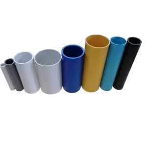 Pvc Poles Plastic Round Tube Good Quality Pvc Circle Poles Custom Size Hollow Bar Plastic Hollow Rods