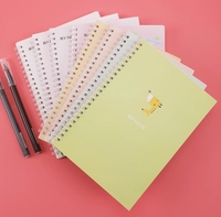 Cahier de composition A5 B5 avec logo personnalisable, vente en gros, cahier à reliure à spirale