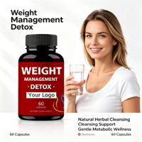 Capsules de Spiruline Premium ODM OEM, 60 unités, Supplément Super Aliment Vert Riche en Nutriments pour le Soutien du Métabolisme et la Détoxification