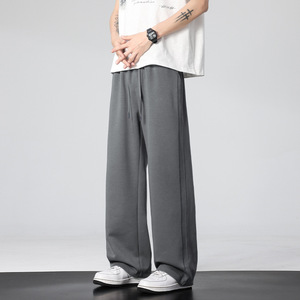 <span class=keywords><strong>Pantalones</strong></span> deportivos holgados de pierna recta <span class=keywords><strong>para</strong></span> <span class=keywords><strong>hombre</strong></span>, adecuados <span class=keywords><strong>para</strong></span> primavera y verano, informales y versátiles, sencillos y elegantes - Product Image 3