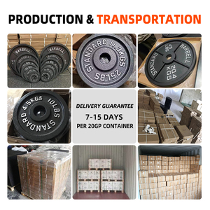 Équipement de fitness Plaques de poids libres <span class=keywords><strong>en</strong></span> <span class=keywords><strong>fonte</strong></span> avec logo personnalisé standard Plaques de poids d'haltérophilie pour salle de sport - Product Image 5