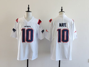 高品质批发现货美国新泽西新英格兰爱国者定制刺绣足球服 - Product Image 4