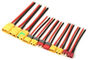 原装Amass公母XT 30/60/90/120/150 MR/MT30/60 t型RC脂肪电池香蕉连接器 - Product Image 6