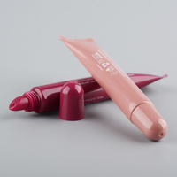 Tube de Compression Vide Personnalisé de 5ml 10ml en Plastique pour Baume à Lèvres, Emballage Cosmétique pour Brillant à Lèvres