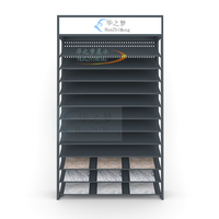 Présentoir de gazon artificiel multicouche personnalisé présentoir d'échantillon de pierre de carrelage présentoirs en métal de gazon extérieur synthétique