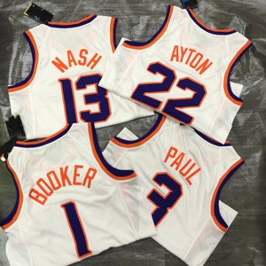 Maillots de basket américains respirants et cousus, grande taille, à manches courtes, pour l'été – Nouveaux maillots Phoenix en gros - Product Image 5